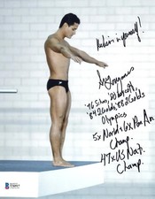 Greg Louganis signed 8x10 Photo Olympics