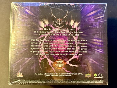 yugioh the dark emperor structure deck YuGiOh The Dark Emperor Structure Deck 1st Ed Display 8 Decks Factory  Sealed