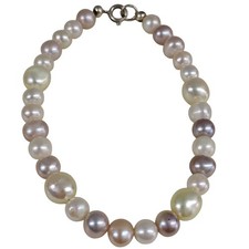 Freshwater Pearl Bracelet Multi Colour Real Pearls Clasp Beaded Jewellery