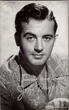 Vintage 3.5 x 5.5 photo card, John Payne