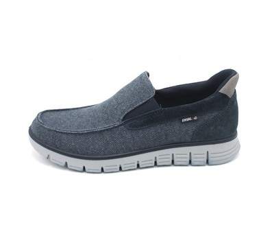 Enval Soft Herren Schuhe Halbschuhe Sneaker Easy Slip Canvas & Wildleder 1230500
