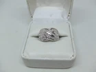 10k white gold diamond ring size 7