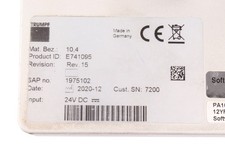 E741095 TRUMPF - Reconditionné - Garantie 24 mois