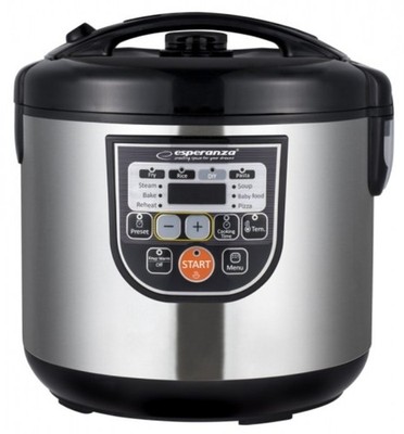 5901299954027 Esperanza EKG011 multi cooker 5 L 860 W Black, Stainless steel Esp
