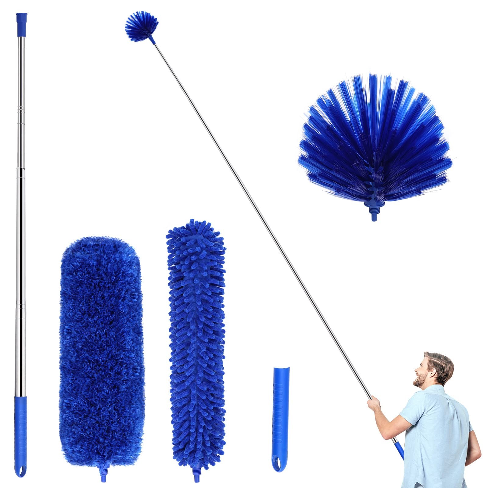 With 2 Handle Sets, Durable 15-100 Inches Long Tel...