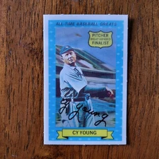 1970 ROLD GOLD PRETZELS  3-D ALL TIME GREATS #12  Cy Young ( No Cracks )  NM+