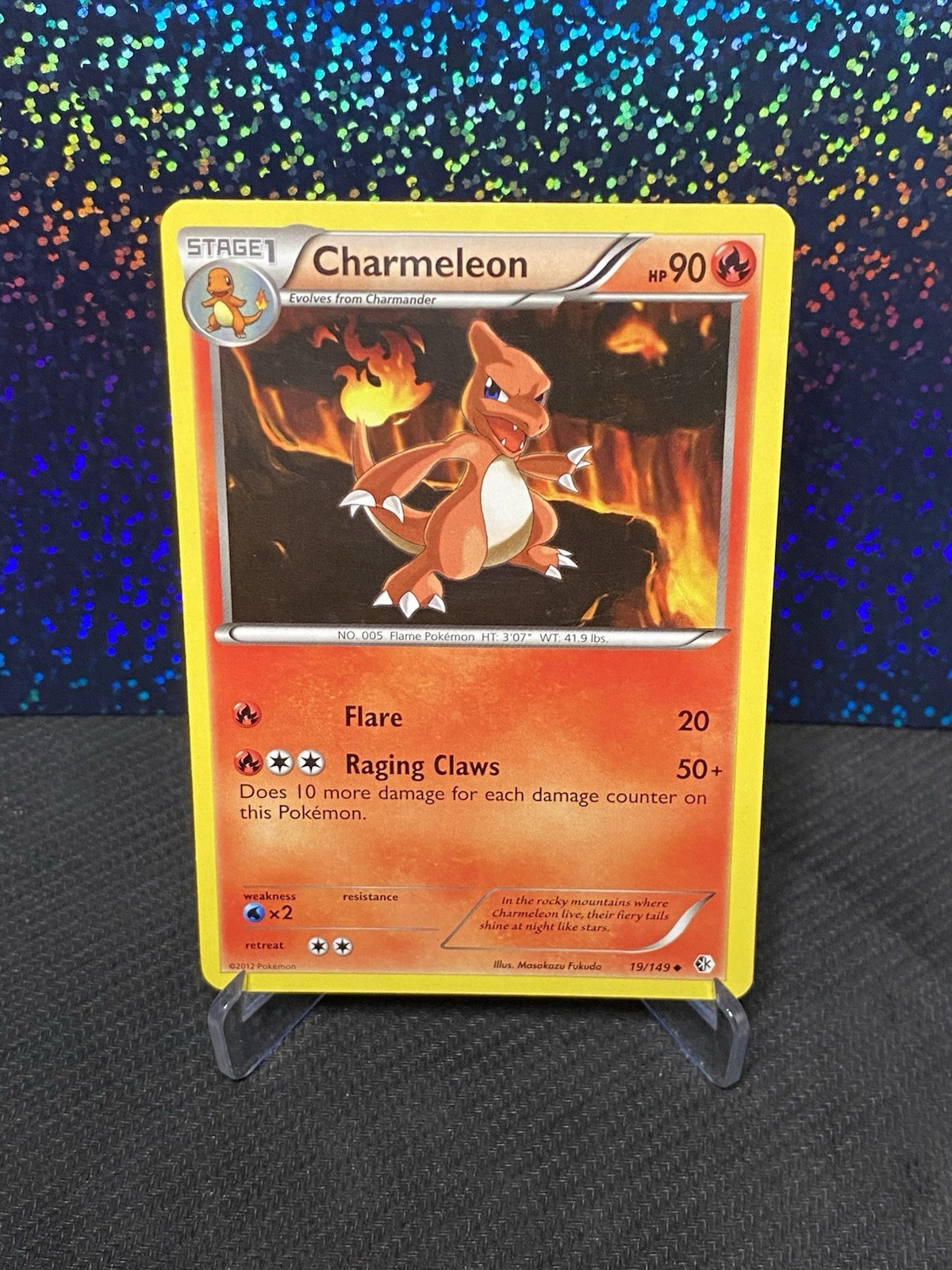 Pokémon TCG Charmeleon Boundaries Crossed Uncommon 19/149 MP+