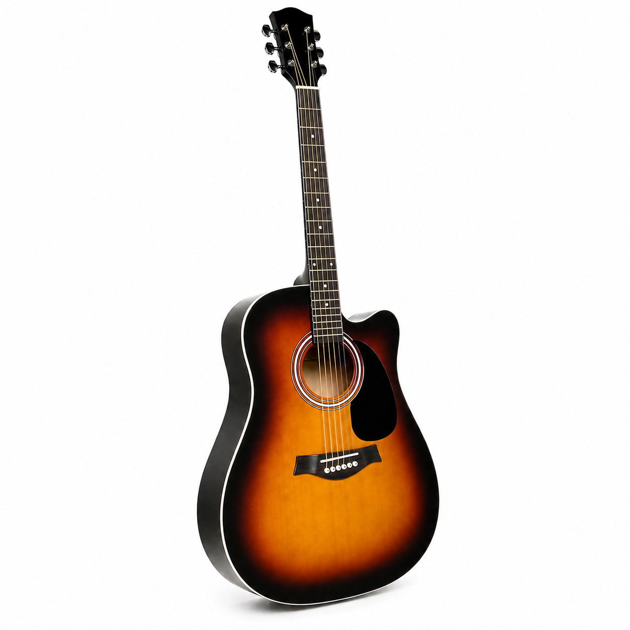 Chitarra Acustica 41” Sunburst 🎸 Pronta all’Uso + Omaggi –Perfetta per iniziare foto 2