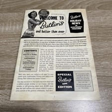 Butlins entertainment programme guide 1950’s 75 year special edition pamphlet. 