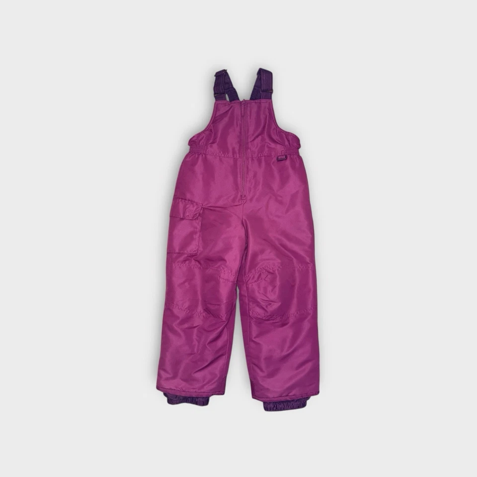 Cherokee Dark Magenta Pink Snow Bib - Image 1 of 4