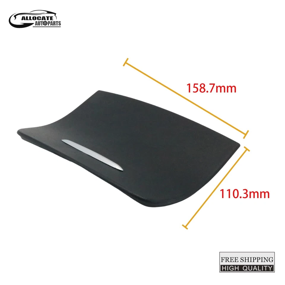 Moldura de cubierta de consola central trasera negra para Mercedes-Benz S450 S560 S65 AMG Foto 3 de 4