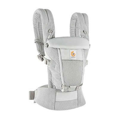 Ergobaby Adapt Babytrage Pearl Grey Ergonomisch SoftFlex Starke Gebrauchsspuren
