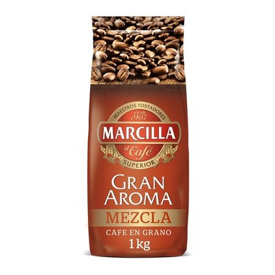 1 Kg - MARCILLA GRAN AROMA MEZCLA BEAN COFFEE KAFFEE CAFE
