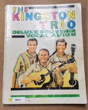 The Kingston Trio Deluxe Souvenir Vocal Album Music Book, PB, 1962