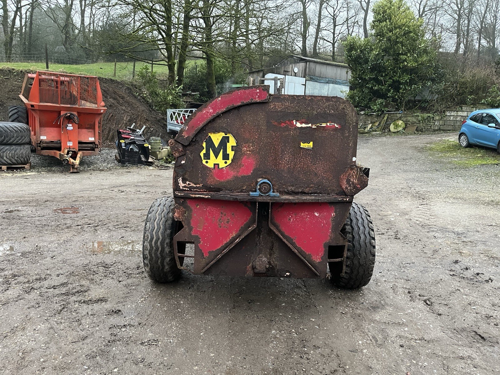 Marshall 60 Rotor Spreader. Tractor Trailer Loader Harrows Horse Roller ...