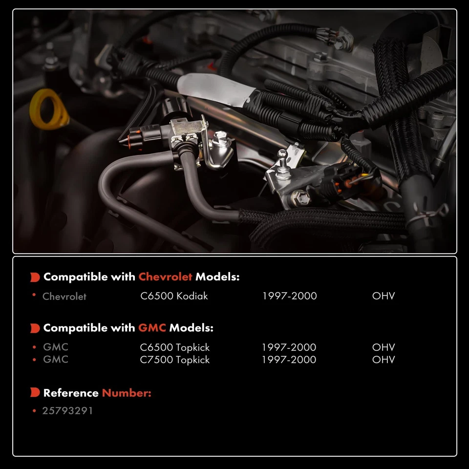 Interruptor de presión de freno para Chevrolet C6500 Kodiak GMC C7500 C6500 Topkick 97-00 Foto 2 de 4