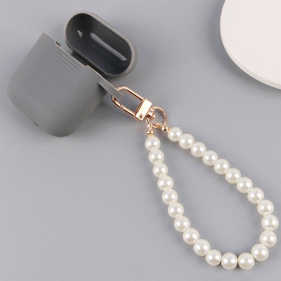 4Pcs Key Chain Simple Key Ring Pearl Key Ring Car Key Pendant Bag Decor ...