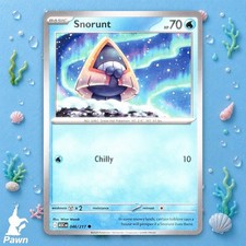 Snorunt 46/217 Eroi Ascendenti Carta Pokémon TCG Carta Unica Collezionabile Acqua