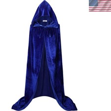 Unisex Adults Hooded Cloak Cape for Halloween Cosplay Costumes