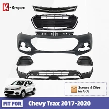 Front Bumper Cover Grille Assembly Grill Kit For 2017 2018 2019 2020 Chevy Trax