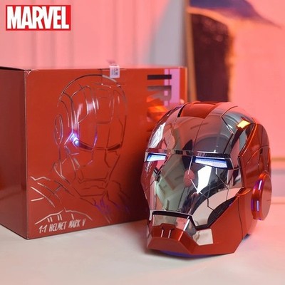 Neue Version AUTOKING Iron Man Helm MK5 Maske Sprachsteuerung Auf-Zu Leuchten