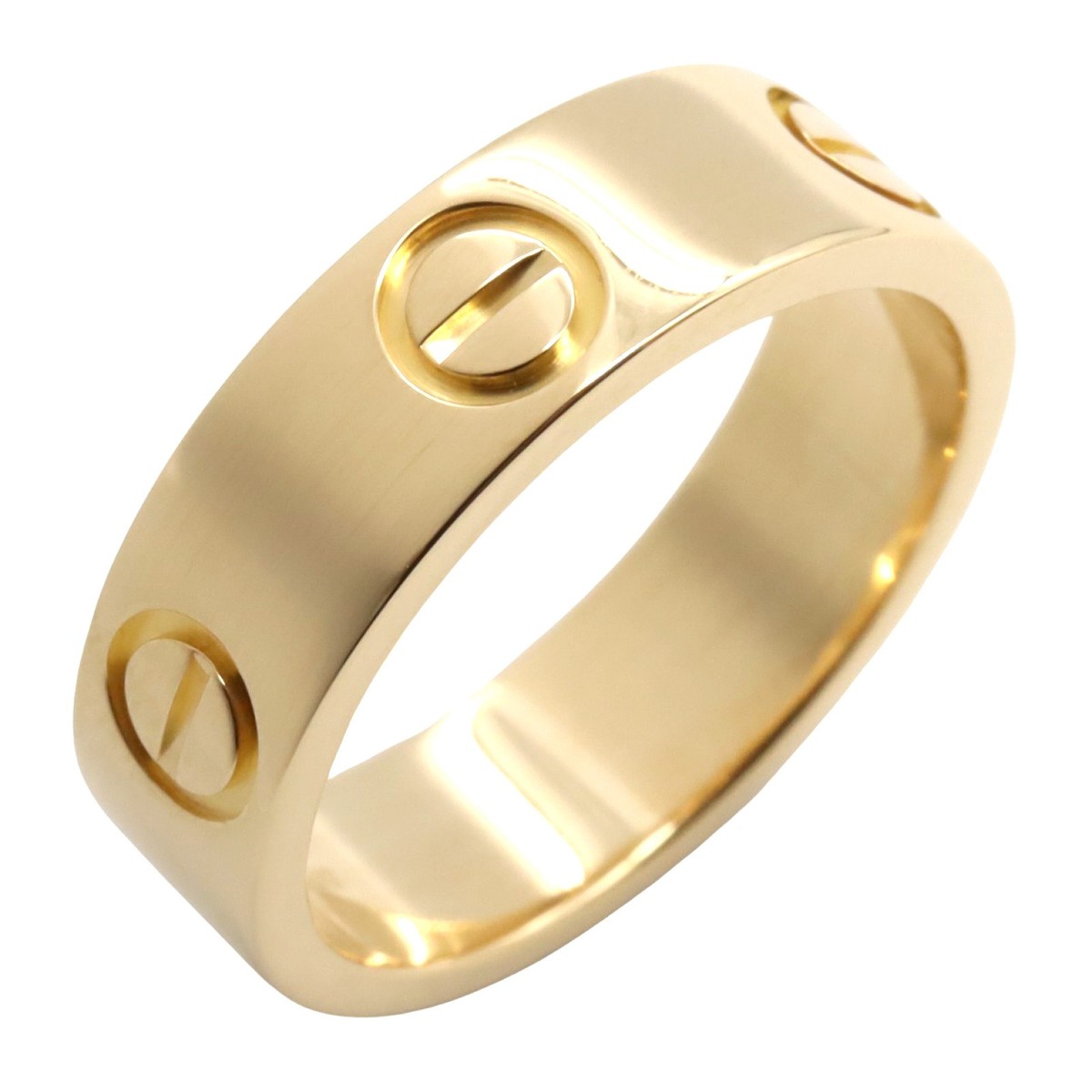 Cartier 18K ゴールドリング サイズ50 10号 CARTIER Love Ring 18KYG Yellow Gold Used unisex US size 5.5 #51 | eBay