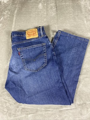 Levi's 502 Taper Jeans Mens 34x29 Blue  Levi's Stretch Performance Inseam 26 