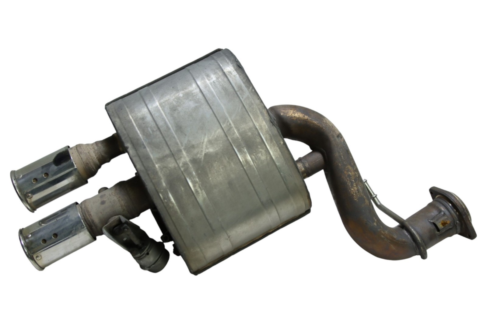 Ferrari 599 GTB Rear Left & Right Engine Exhaust Muffler Set 2007 - 2011 OEM
