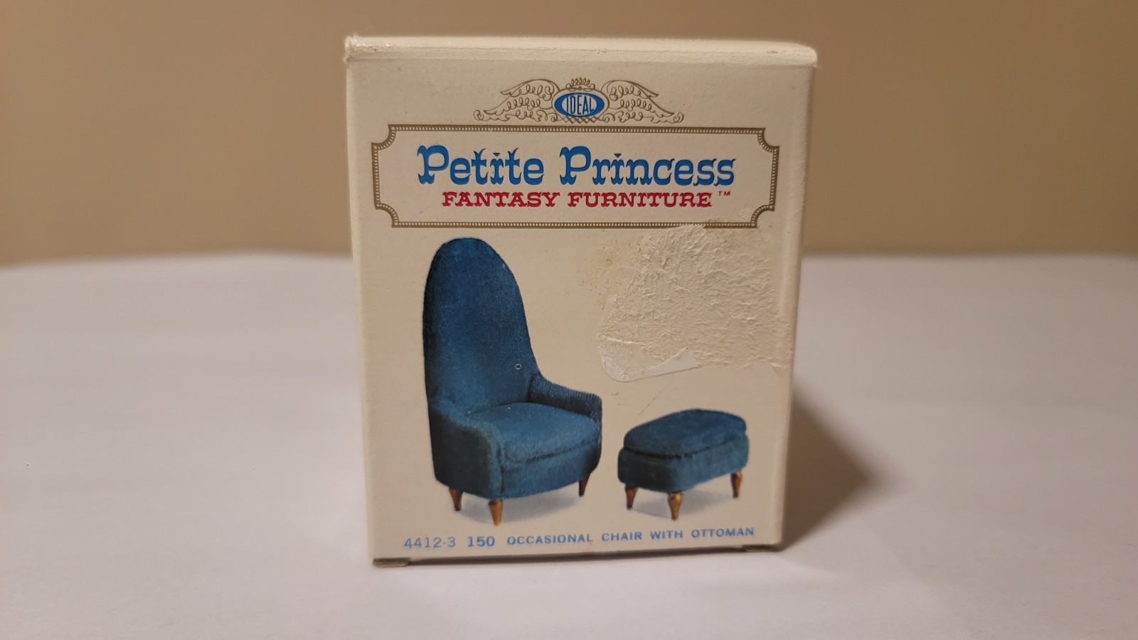 With Ottoman In Light Brown