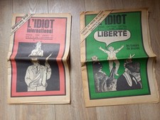 Lot de 2 "Idiot International" 1971