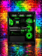 Ryzen 9 9950X3D AI Workstation Desktop RTX 5090 128GB DDR5 4TB NVMe WiFi 7!