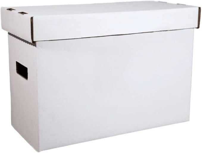 3 Pack • Short Comic Book Storage Boxes Cardboard Cases • Woodhaven ...