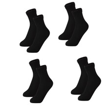 4 Pairs Fleece Lined Thermal Winter Socks Warm Mid Calf Snow Socks