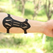 Protezione gomito in gomma per arco ricurvo e caccia frecce pratico attrezzo di protezione