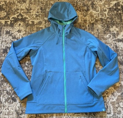 Simms Womens Large Rogue Fleece Lined Hoodie Full Zip Jacket Soft Shell Fishing