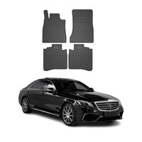 Omac Gummi FußMatten FüR Mercedes S Klasse W222 2013-2020 Automatten Schwarz 4X