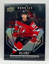 2022-23 Upper Deck Allure NIKITA OKHOTIUK Black Rainbow Rookie New Jersey Devils