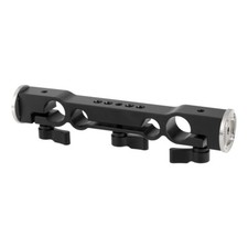 Camera Rod Clamp 15mm  19mm with Dual-port Double Ended M6 ARRI Style Rosette