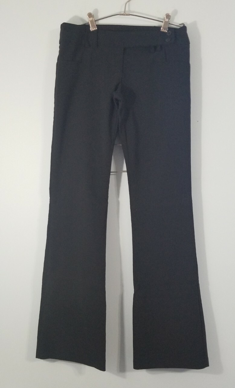 Bella Core Black Dress Pants. Juniors Size 5. Zipper with Double Button