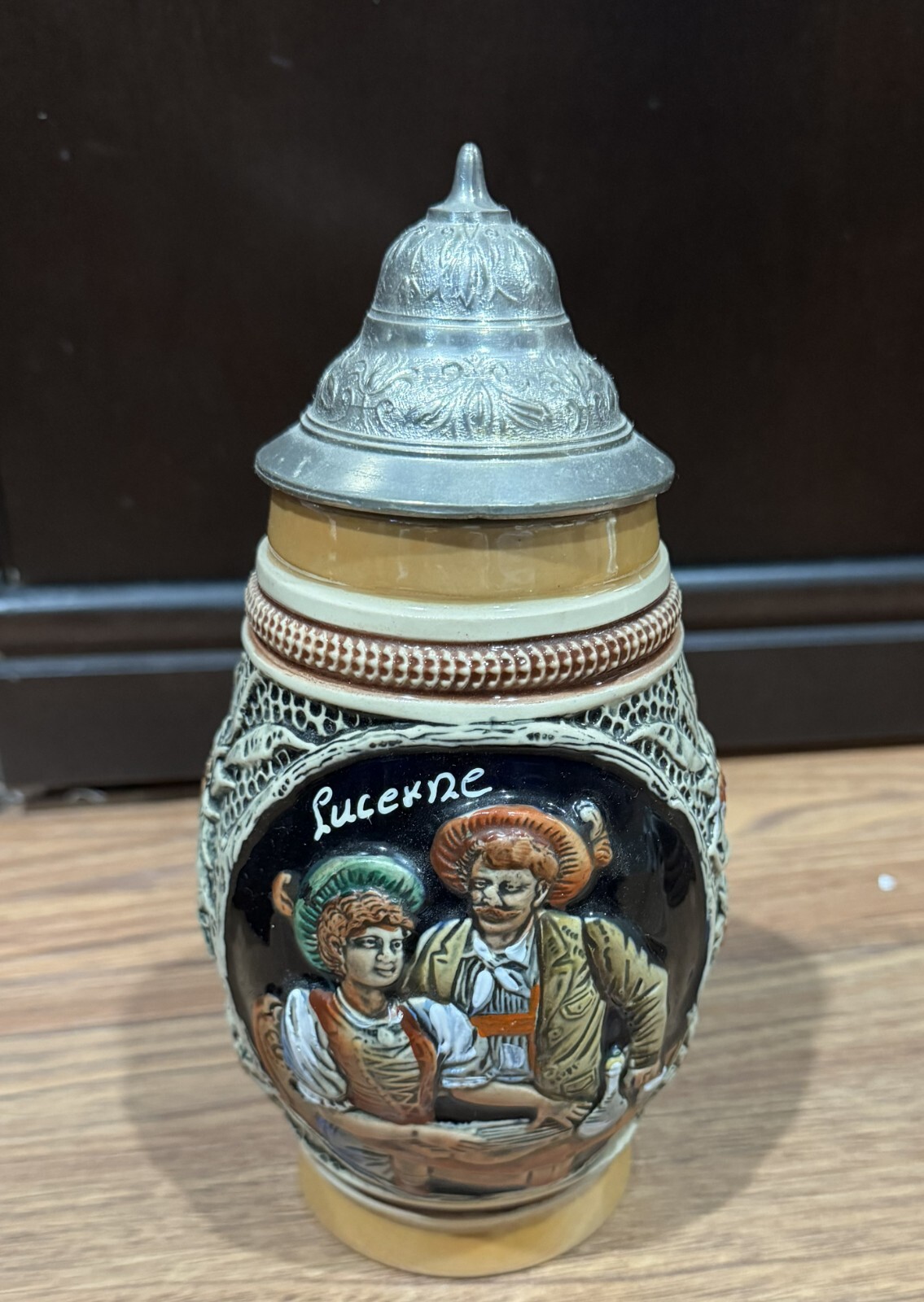 Original King Beer Stein # 500 w lid GREAT condition German Germany ...