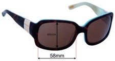 SFx Replacement Sunglass Lenses fits Ralph Lauren smaller RA5031 44mm High - 5