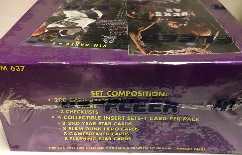 Caja Jam Session Fleer 1994-1995 NBA sellada de fábrica (36 paquetes) nueva sellada Foto 2 de 4