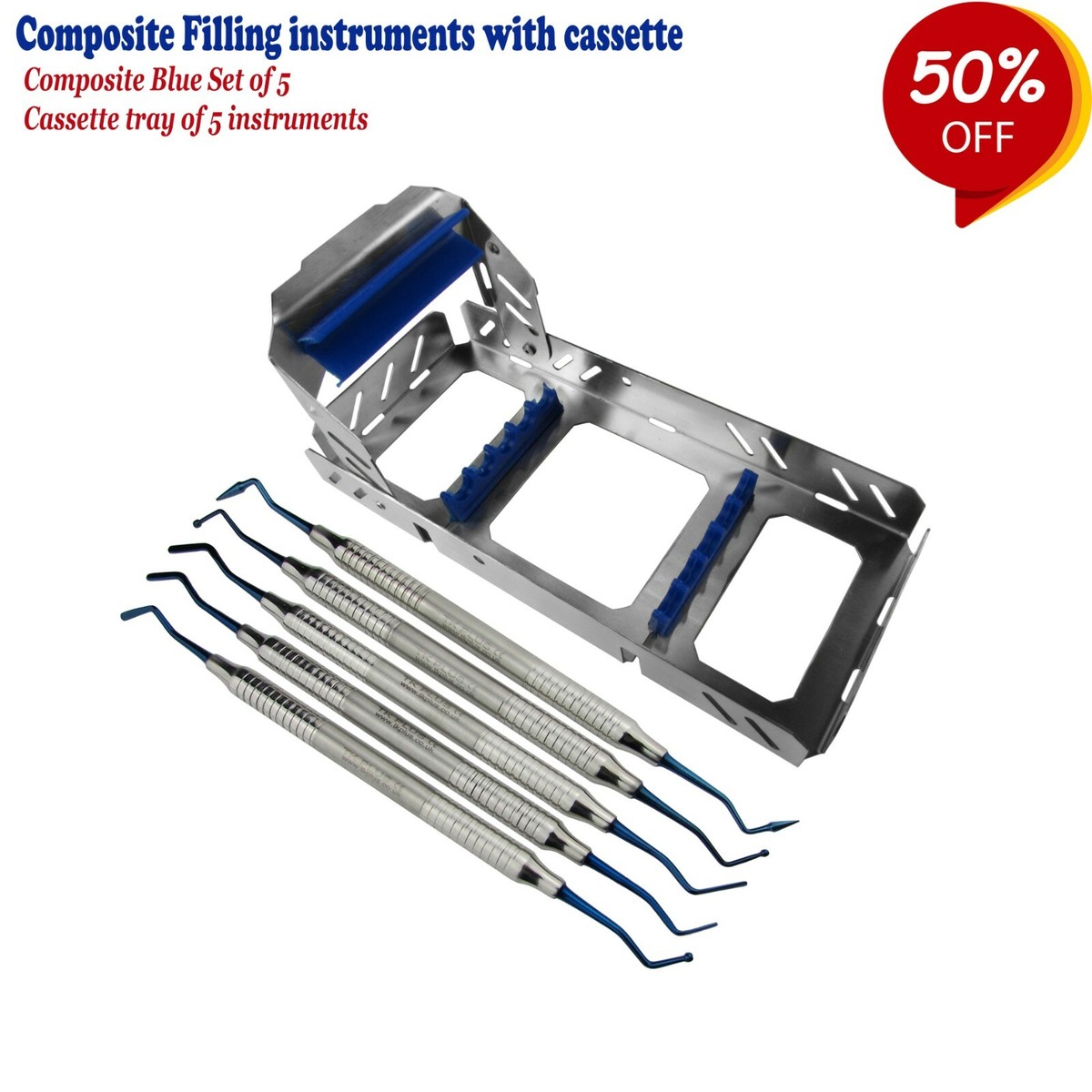 Strumenti Odontoiatrici Per Riempimento Composito - 4 Pezzi Sonda E Spatola Doppia Estremità Strumenti Otturazione Denti - Foto 14
