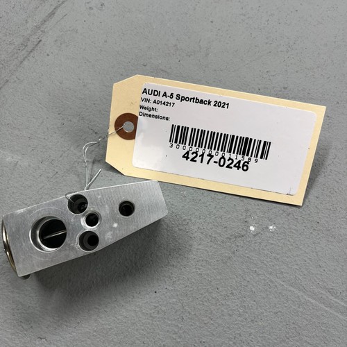 18-23 AUDI A5 SPORTBACK AC AIR CONDITIONER EVAPORATOR CORE EXPANSION VALVE OEM - Picture 3 of 6