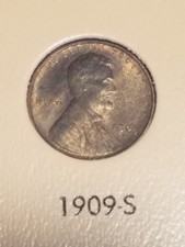 1909-S Lincoln Cent Wheat Penny, Scarce Key Date, Gem UNCIRCULATED 