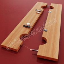 6 Types Restraints Wood Pillory Handcuffs Shackles Wrist Cuffs Neck Collar