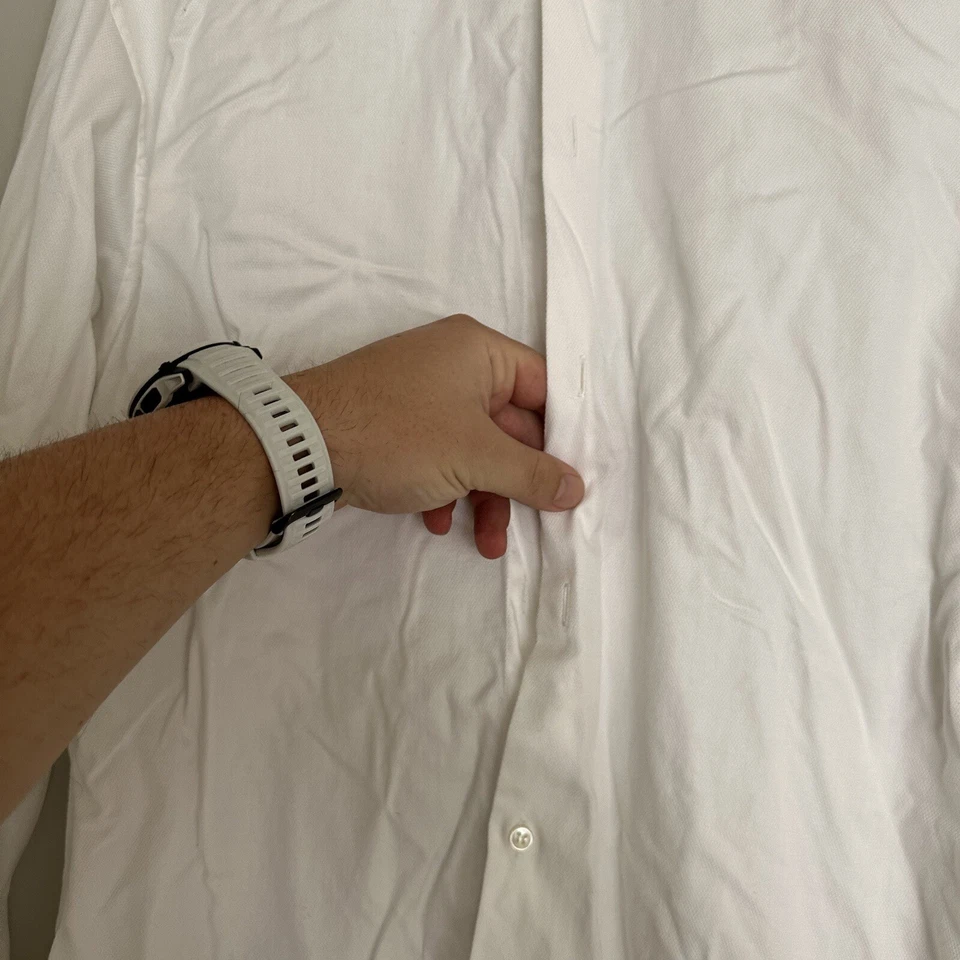 Camisa Esmoquin Giorgio Armani Le Collezioni Hecha en Italia Blanca Talla 16/41 Grande Foto 4 de 4