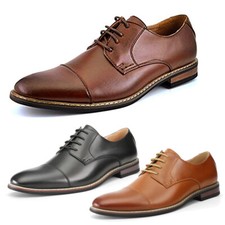 Men's Classic Modern Formal Oxford Wingtip Lace Up Business Dress Shoes 6.5-15