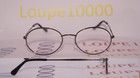 lunettes loupe de lecture grise métal style rétro réf FL201 N° 741