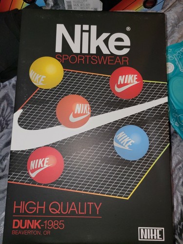 Size 10.5 Nike Dunk High 1985 Acid Wash University Red DQ9404-600 - Picture 10 of 10